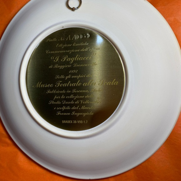 Limited Edition Commemorative Plate of the Opera IL BARBIERE DI SIVIGLIA AA-5378 - Picture 4 of 6